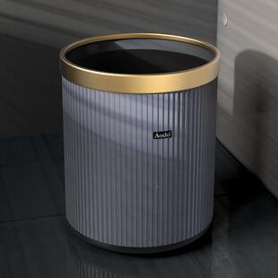 酒店客房垃圾桶馆KDNGTV化室纸篓办宾公室双妆层桌阻燃无盖台球球