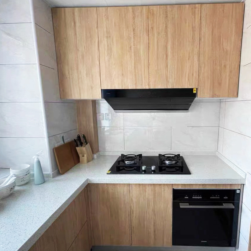 家具翻新贴纸自粘仿木纹贴纸衣柜柜子木板门桌面贴皮防水波音软片