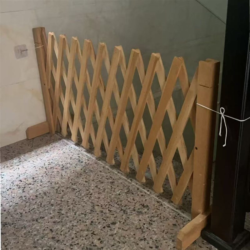 狗围栏楼梯护栏宠物围栏门室内阳台狗笼隔断可伸缩栅栏门挡狗挡猫