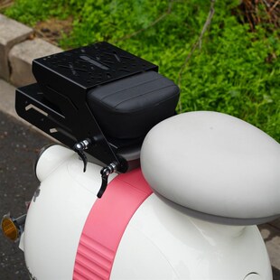 适配极核电动车MOMO/MO1i伸缩尾架后座尾箱支架载人坐垫改装配件