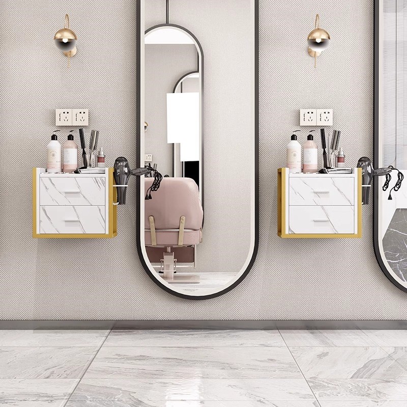 理发店工具柜发廊工具车美发店置物架工具台剪发推车小柜子