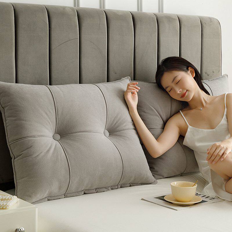 简约客厅靠背垫沙发大靠枕床上靠背枕床头枕床靠护腰背靠垫可拆洗