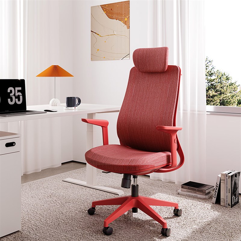 人体工学电脑椅家用书房护腰办公网布座椅靠背舒服久坐宿舍电竞椅