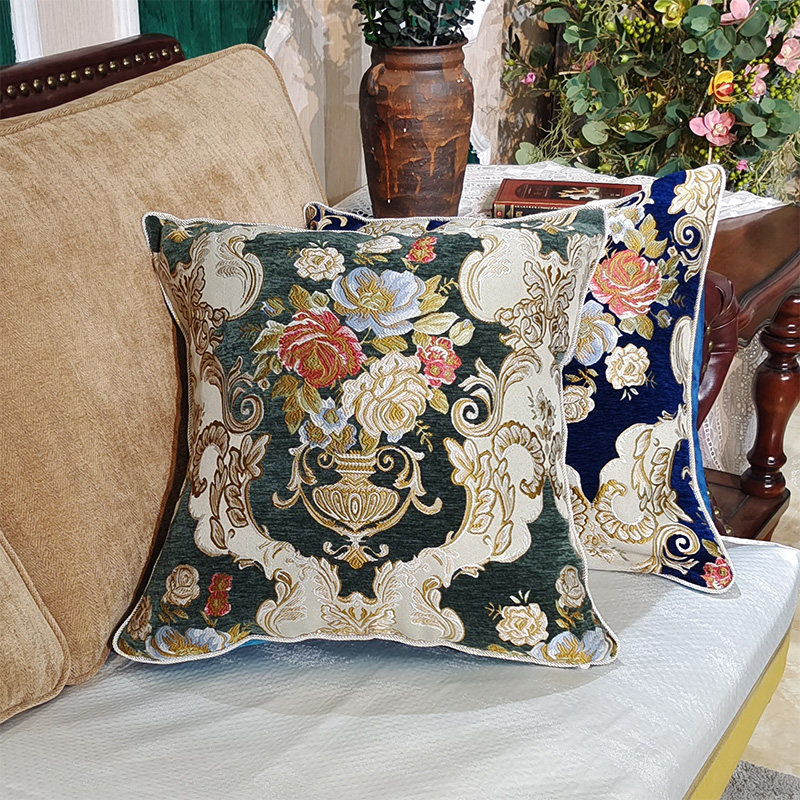 欧式抱枕套腰枕客厅靠枕长条枕高档奢华可定制不含芯沙发靠背床头