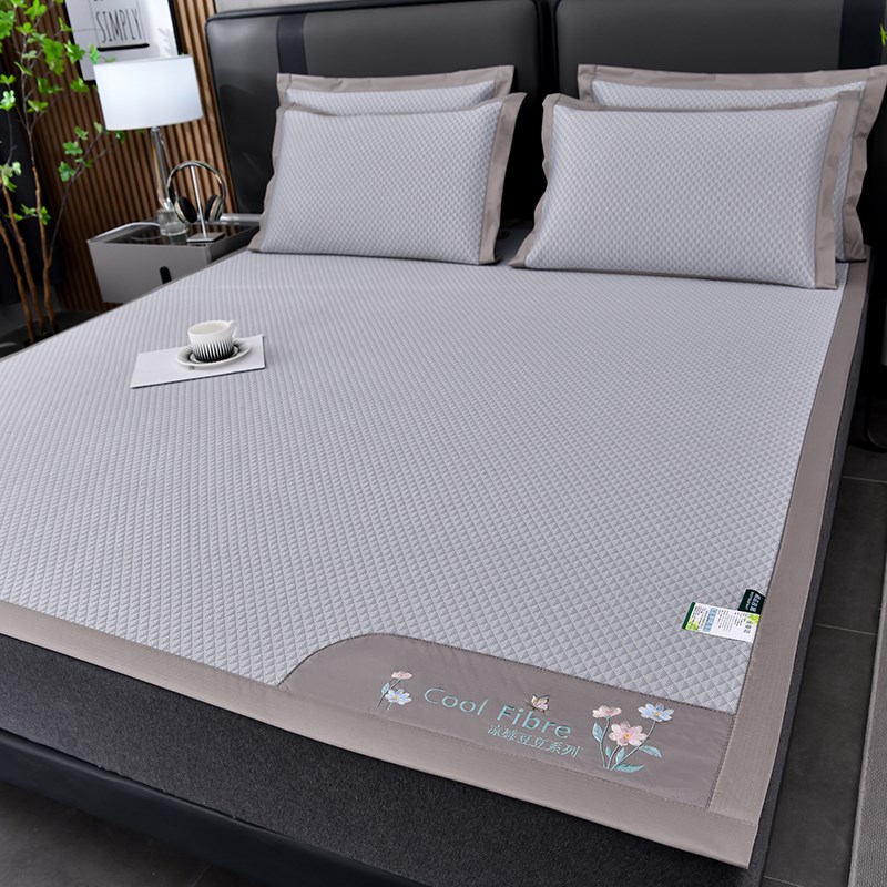 高分子速冷凉感7D豆豆席软席夏季空调席可折叠水洗家用防滑软凉席