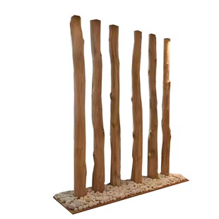 枯木树干实木柏木立柱圆柱子隔断房梁木凉亭装饰木柱摆件树干造景