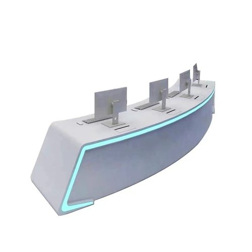 定制烤漆指挥台简约现代操作台集控中心监控台指挥中心弧形操控台