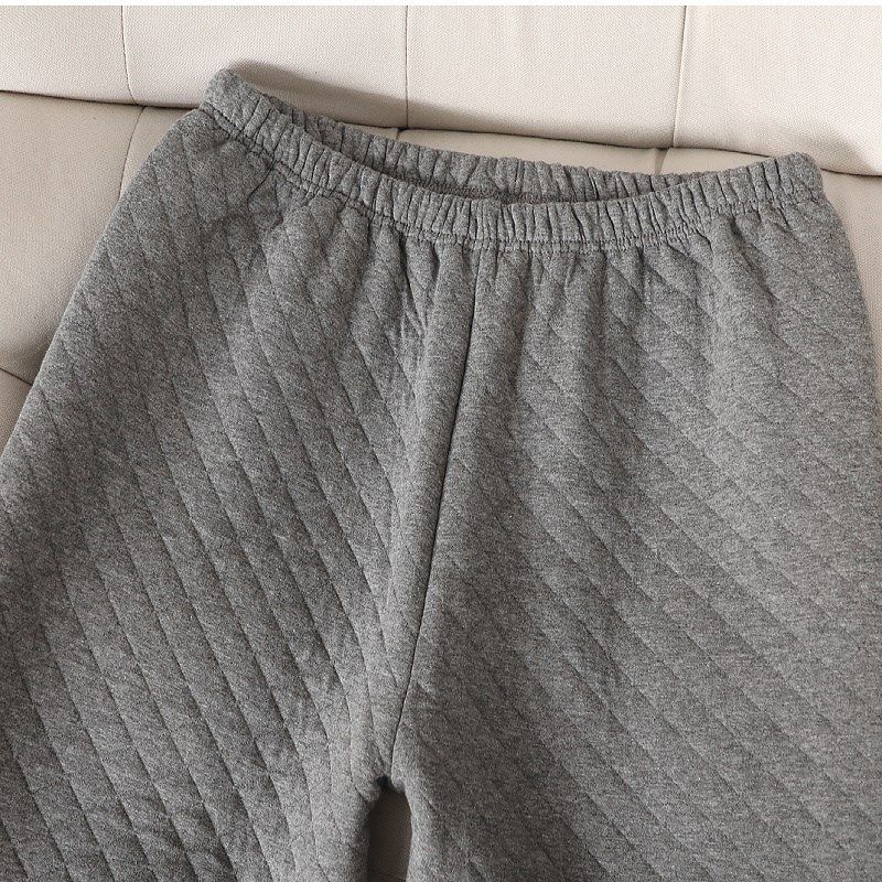 冬季老年人保暖裤男款纯棉老人棉裤加绒加厚男士内穿宽松夹棉秋裤