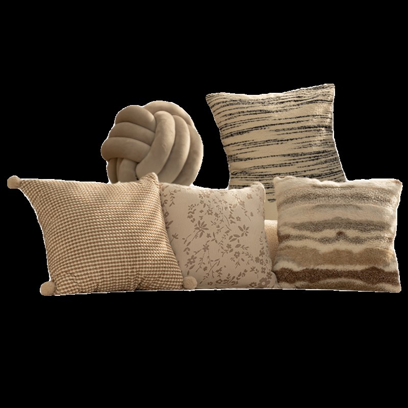 抱枕奶油风法式小花枕提花韩式客厅沙发靠枕靠背飘窗床头靠垫新