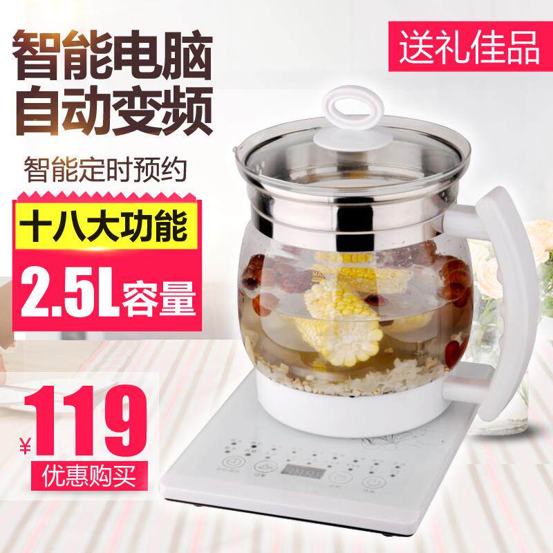 养生壶全自动加厚大容量煎药灵芝壶黑茶粥煮茶器