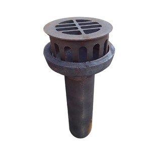 铸铁泄水管圆形地漏泄水口市政桥梁铸铁泄水管速排水管格栅篦子