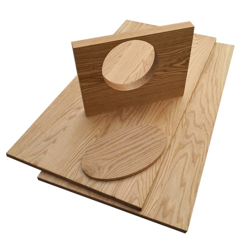 红橡木实木升降桌面窗台面板材定制DIY木料楼梯踏步板加工