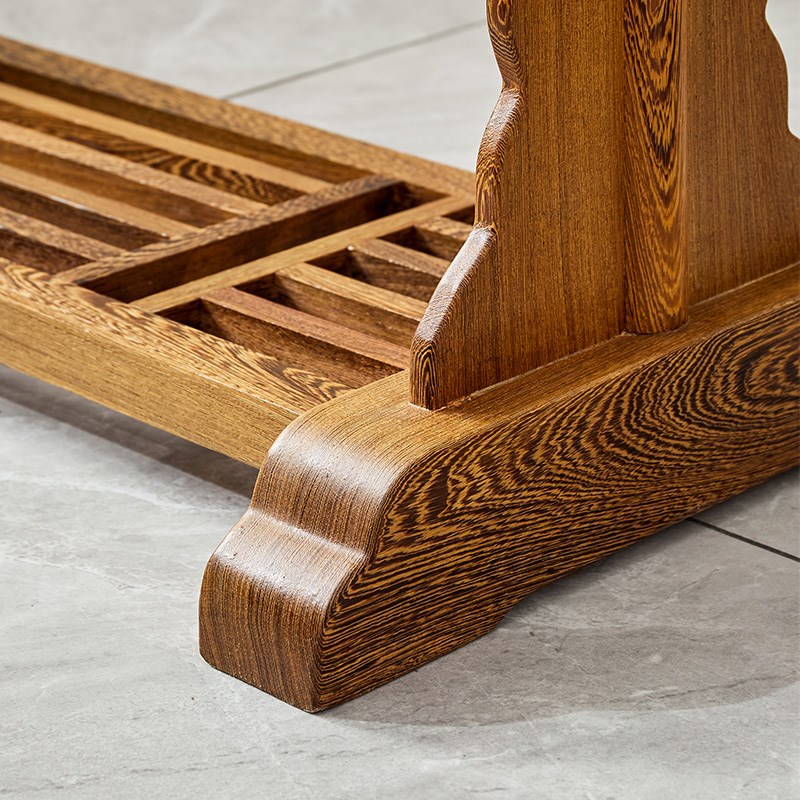 红木家具鸡翅木衣架中式拆卸家用衣帽架卧室实木挂衣架落地