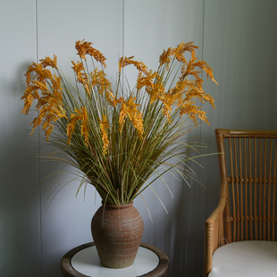 黄稻穗稻谷金黄稻子麦穗塑料水稻假仿真婚庆装饰布景跳舞道具