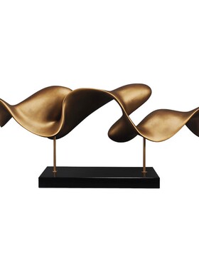 钢雕塑大抽象艺术品摆设现代别墅样板房间寄居客厅软装饰