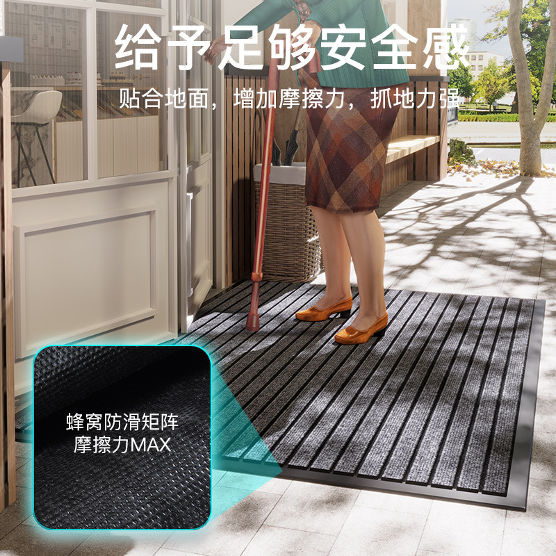 定制进门脚垫大门口橡胶地垫入户门垫室外户外门外防滑耐磨蹭土垫