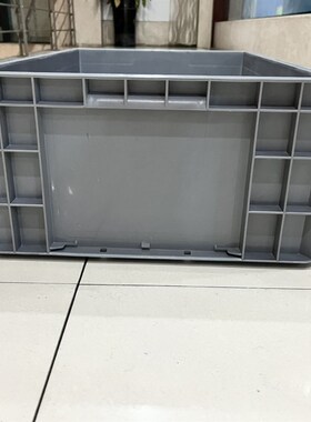 4621灰色物流箱周转箱600400210塑料箱子600400200转运筐