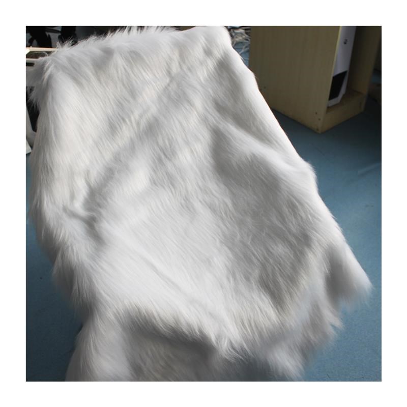 白色黑色长毛绒布料饰品垫柜台展示布拍照背景布装饰毛绒服装道具
