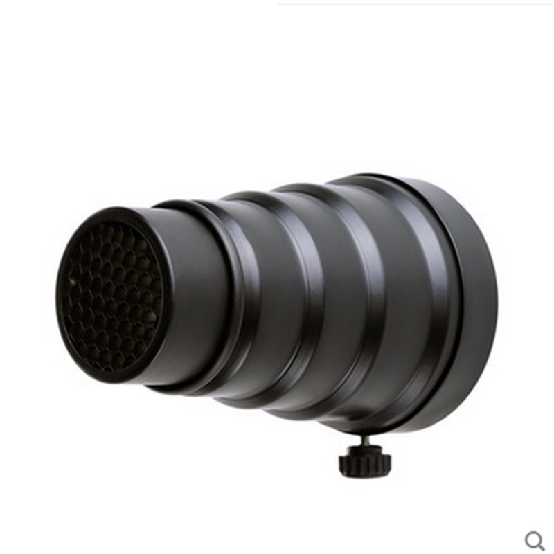 束光筒猪嘴聚光筒色片摄影灯附件人像适用于保荣卡口影室闪光灯光