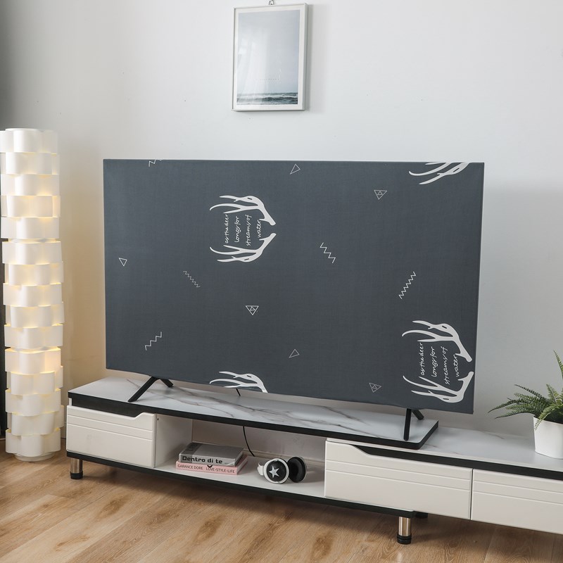 电视机防尘套罩2024新款55-65-75寸液晶电视屏幕遮盖布弹力保护罩