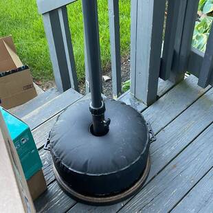 配重水袋固定沙袋遮阳篷庭院伞压重加重承重支撑沙包袋黑色防水包