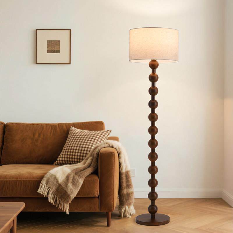 法式中古风落地灯客厅沙发边覆古书桌装饰气氛灯卧室实木立式台灯