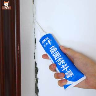 补墙膏补上墙膏家用墙补白钉眼修补膏强膏高墙面修踢脚线墙壁缝剂