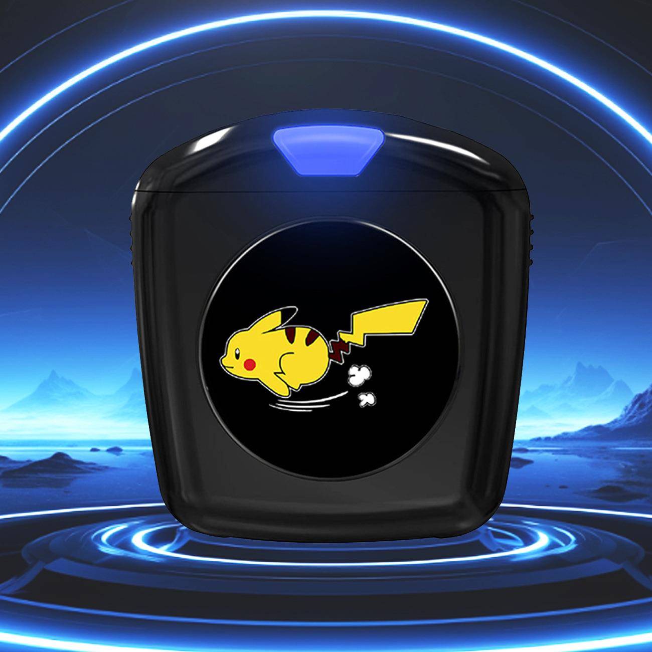 汽车摩托卡通投影仪电动车动态迎宾灯照地灯装饰氛围灯高清LED