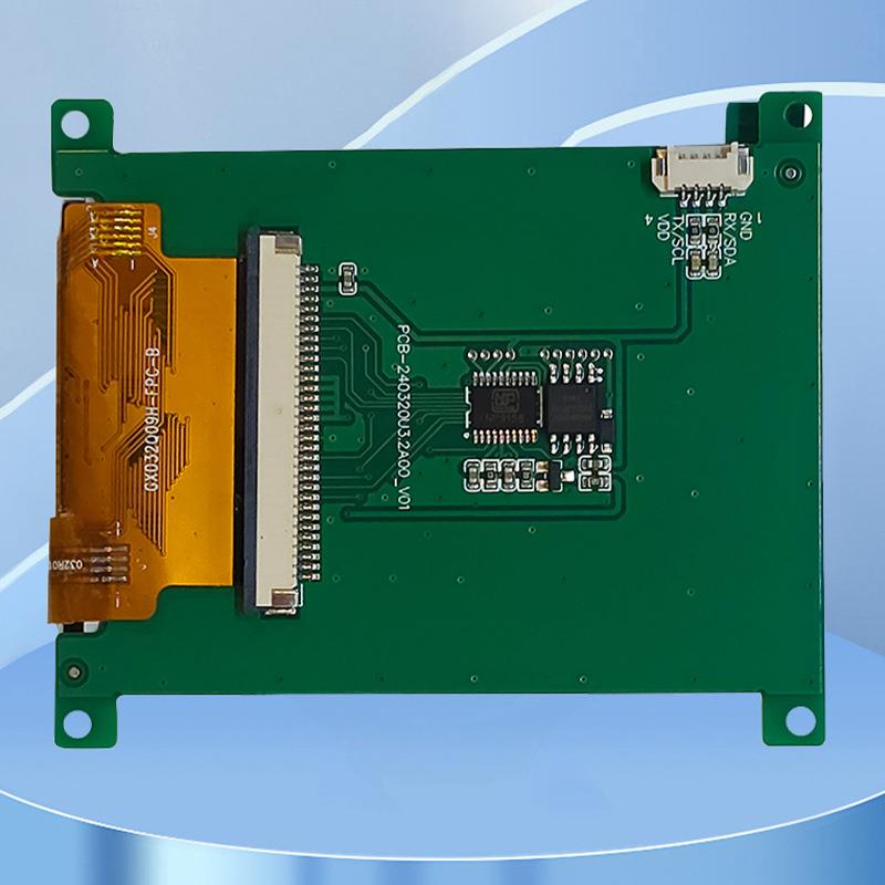 黑白液晶串口屏仪表屏OLEDTFT显示屏屏 屏ZB24XYU0320U3.2A00-N