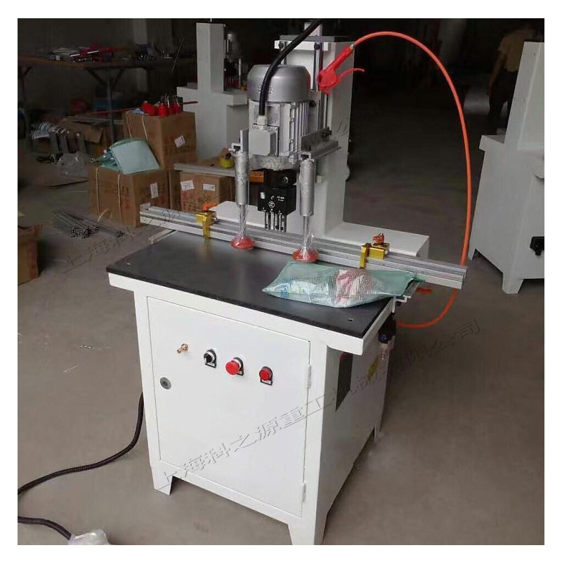 35型纯铜电机单头铰链钻 C型气动锁紧设备 木工家具钻孔开孔机