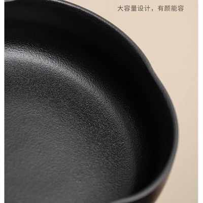 陶瓷桌面垃圾桶桌上垃圾盘大容量家用茶几茶桌放的果皮碗轻奢