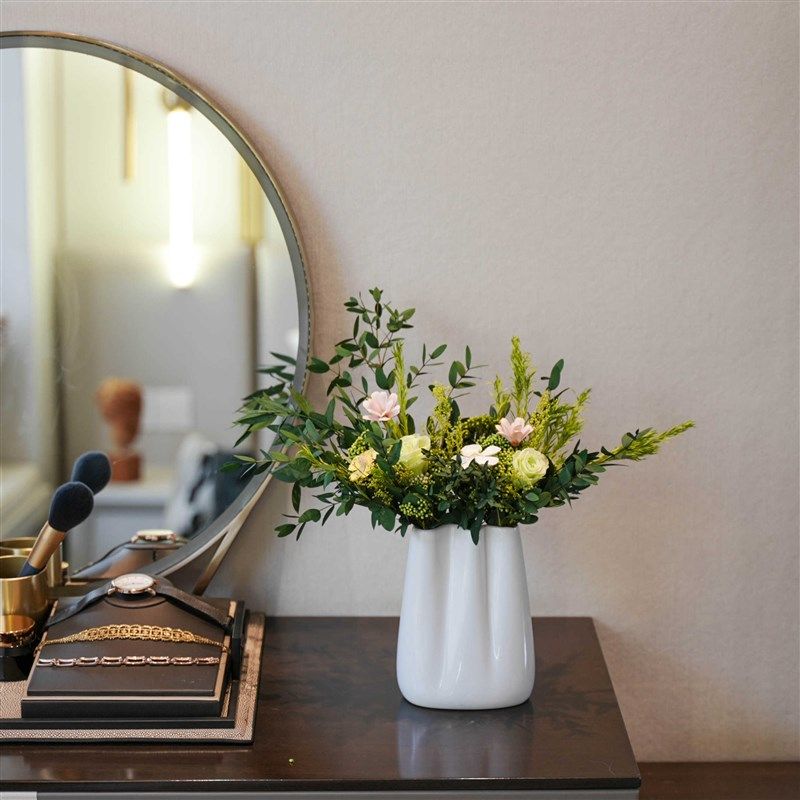 山野现代简l约茶几卧室餐桌百搭花瓶客厅餐厅装饰摆件,鲜花速递/花卉仿真/绿植园艺,永生花,淘宝优惠券,粉丝福利购,淘宝优惠卷