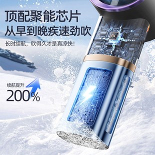 超高速小风扇强力劲风手持小风扇无刷静音迷你便携USB桌面电风扇