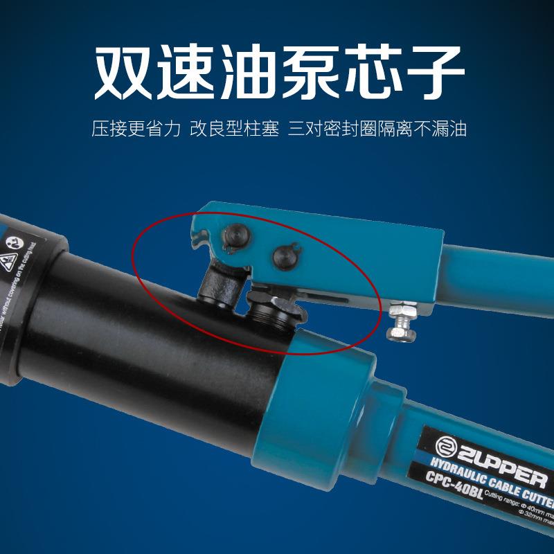 CPC-40BL巨力工具 ZUPPER 卓普 液压线缆剪断线钳电缆剪钢筋剪