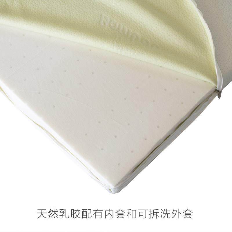 婴孩乳胶垫5cm防螨婴儿床垫3cm幼儿园折叠铺垫定制宝宝床冬夏可用