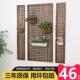 直网格挂墙栅栏壁挂花架防腐木碳化围栏爬藤花架墙面悬吊式 天花板
