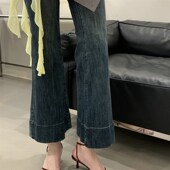 气质一字凉拖n鞋 仙女鞋 子外穿2025年夏季 小众法式 新款 方头细跟凉