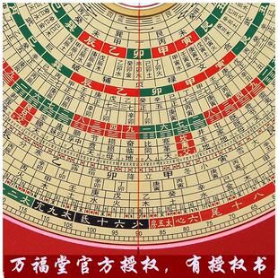 万福堂正品纯铜罗盘高精度专业三元三合综合罗经指南针八卦小摆件