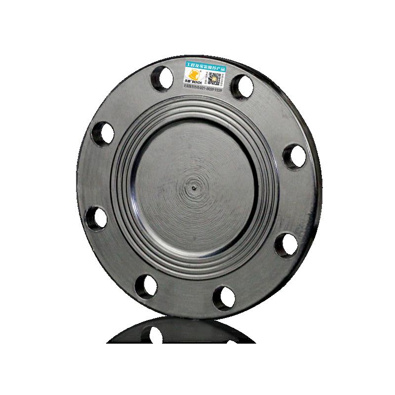 400碳钢法兰盘接头200 160 110 90盲板堵片封盖板堵头PE管配件