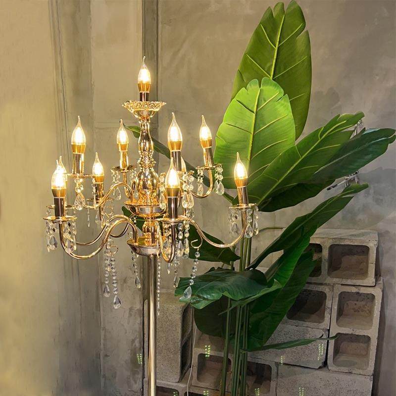 婚庆道具铁艺电镀金色多头水晶路引灯婚礼舞台布置立式Ｔ台装饰灯,节庆用品/礼品,路引,淘宝优惠券,粉丝福利购,淘宝优惠卷