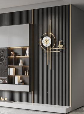 钟表挂钟4客厅表挂创意2简02新款约psk89464现代艺术高档大气墙时