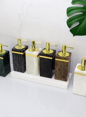 样板间摆房件大理石RYP001洗按手浴液瓶沐露洗发水乳液分装压瓶北