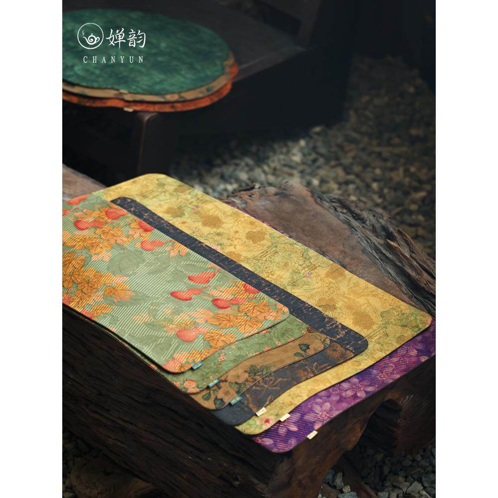 采购产品千云慢蓝茶宴会锦缎绸祥布云沙茶丝茶宴CAQ会几垫咖啡桌