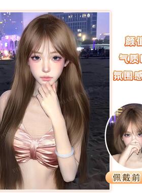 【古早B整aby】假发DFM全套女人头新升级增发量仿真发隐形无痕顶