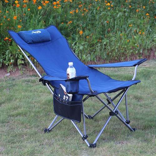 50353户外叠躺椅便捷折外式办公午休床椅休闲沙滩露营靠陪护野钓
