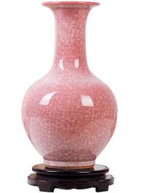 景德镇陶瓷瓶器片仿官窑裂冰纹JLX025釉花现代家居装古饰客厅电视