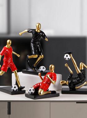 童创意足球装摆件轻奢高档居客厅玄关酒柜家电sz177802视柜饰品儿