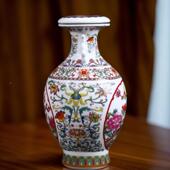 用景德镇陶瓷酒瓶家空瓶子斤密封酒罐粉彩双耳存BEC酒酒壶礼3盒套