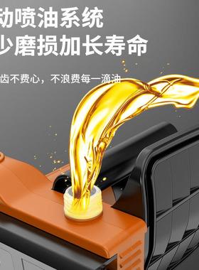 12寸切家用小型锂手持52720电锯大功率电池伐树木锯割充电式炼锯