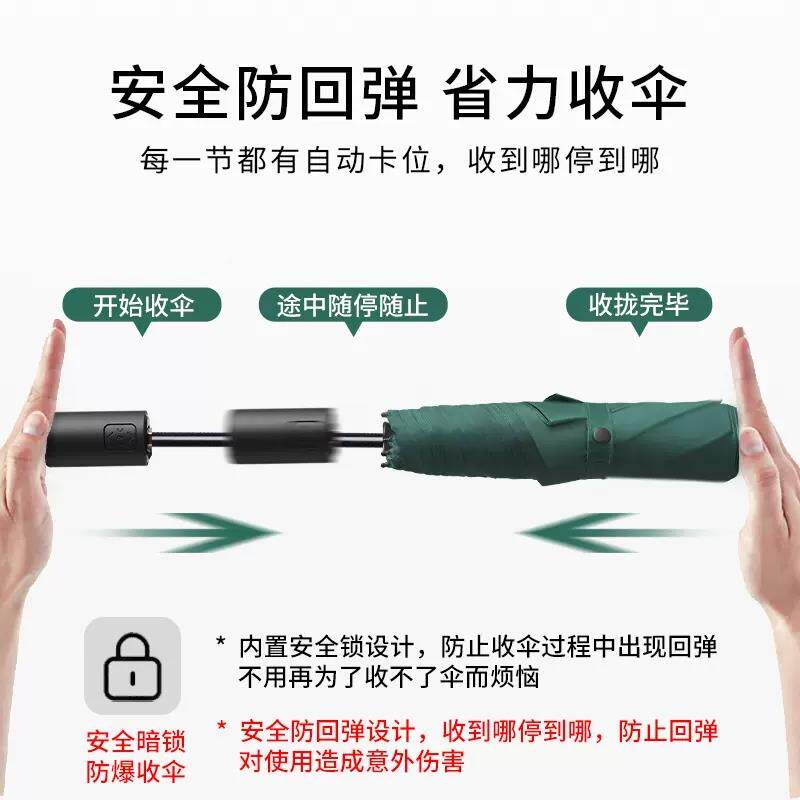 T8E55PD2太伞阳城超轻太阳外伞线女防晒防紫轻便携折叠全自动遮阳